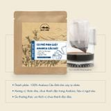  Cà Phê Phin Giấy Arabica Cầu Đất - Túi 10 g 
