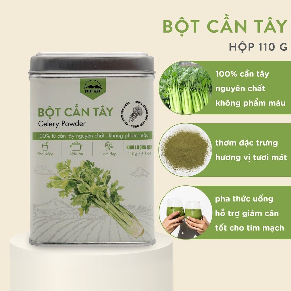  Bột Cần Tây DalatFarm - Hộp 110g 