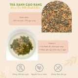  Trà Xanh Gạo Rang - Túi 250g 