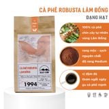  Cà Phê Robusta Lâm Đồng - Túi 250 g (dạng hạt) 