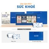  Hộp Quà Sức Khoẻ (Trà Oolong - Trà Sen - Mứt Vỏ Bưởi Chanh Dây - Hạt Điều Rang Muối) 