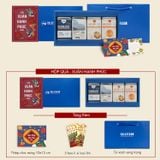  Hộp Quà Hạnh Phúc (Trà Oolong - Cà Phê Arabica - Mứt Cam - Hạt Điều) 