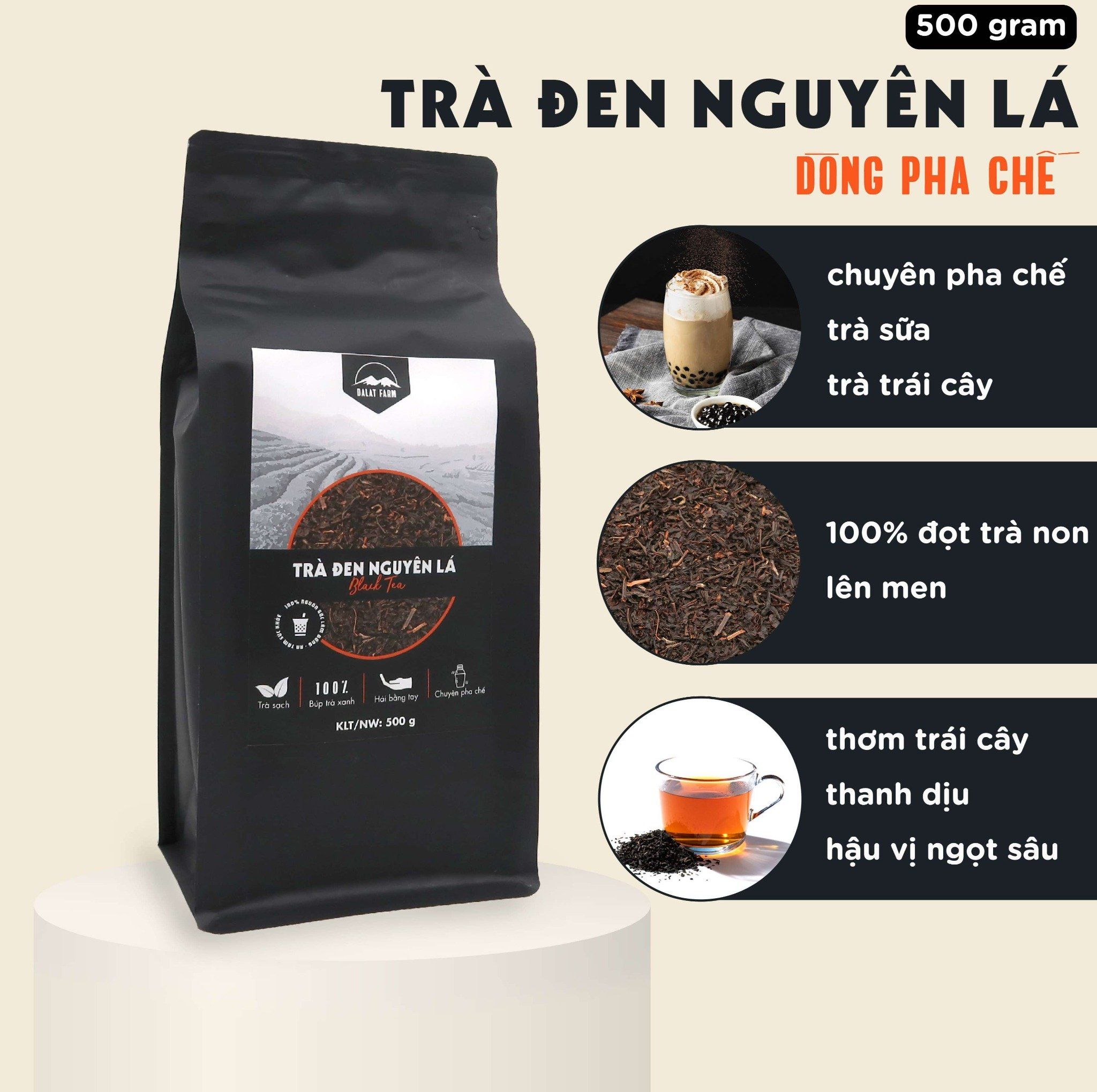  Trà Đen Nguyên Lá - Túi 500 g 