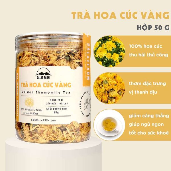 trà hoa cúc vàng 1