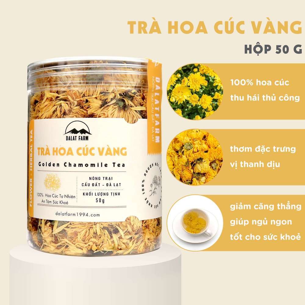  Trà Hoa Cúc Vàng - Hộp 50 g 