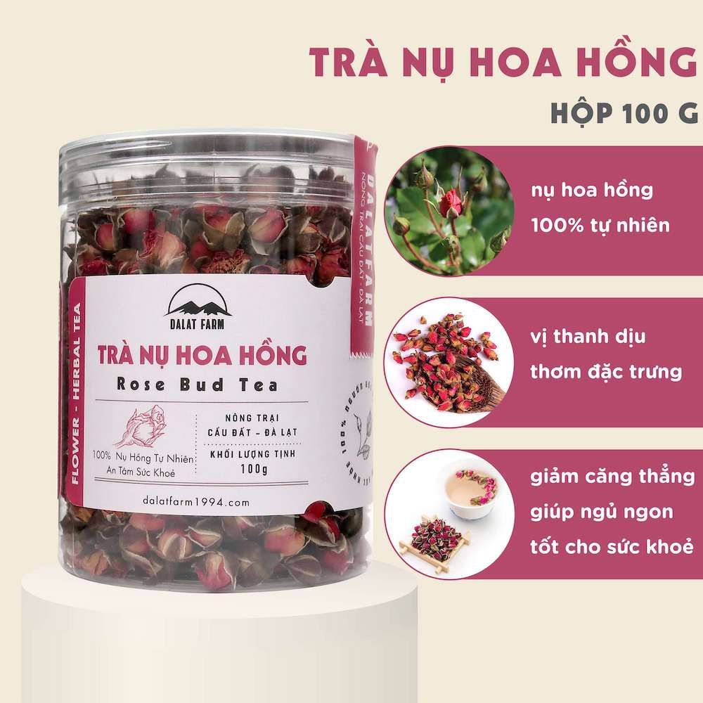  Trà Nụ Hoa Hồng - Hộp 100 g 