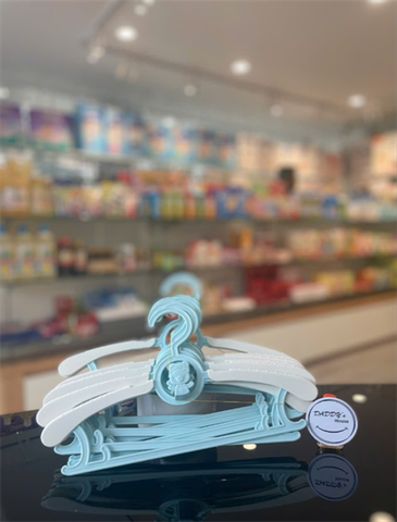 Set 10 móc nhựa hình gấu con cho bé Finley (Màu xanh dương)