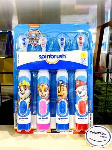 Set bàn chải Spinbrush Paw Patrol (4)