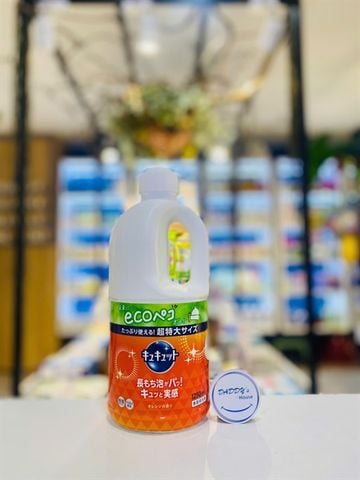 Nước rửa chén bát Kao - hương cam (1250ml)
