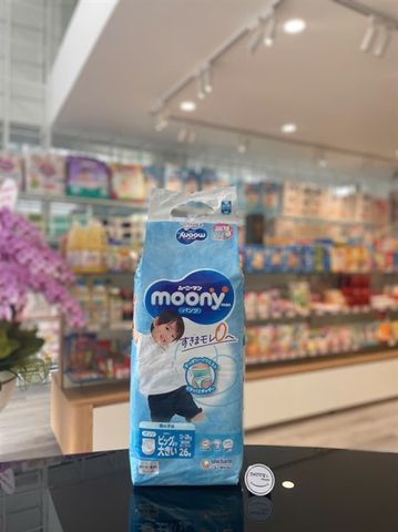 Tã quần Moony bé trai size XXL26 (13kg-28kg) - NĐ