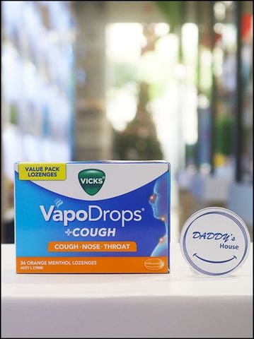 Kẹo ngậm Vicks Vapo Cough Orange Menthol (36v)