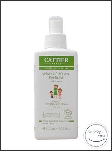 Xịt dưỡng tóc hữu cơ Cattier lô hội (200ml)