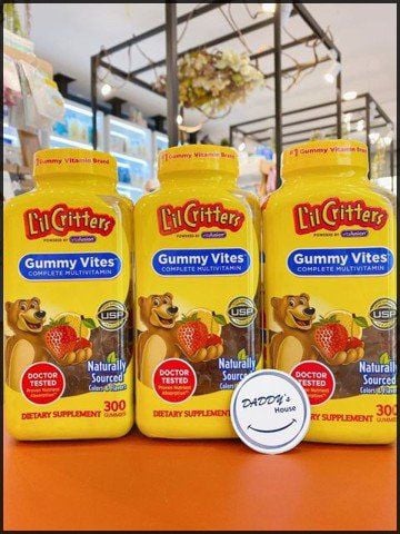 Kẹo vitamin tổng hợp Lil' Critters từ 2 tuổi (300 viên)