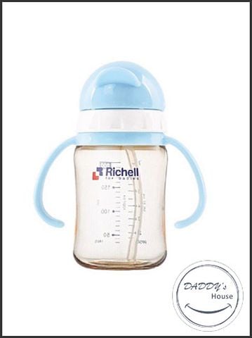 Bình ống hút PPSU Richell RC99125 xanh dương (200ml)