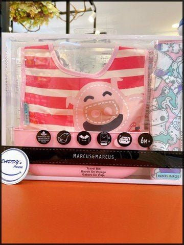 Yếm ăn dặm Marcus & Marcus, từ 6 tháng – Pokey ( Set 2 cái)