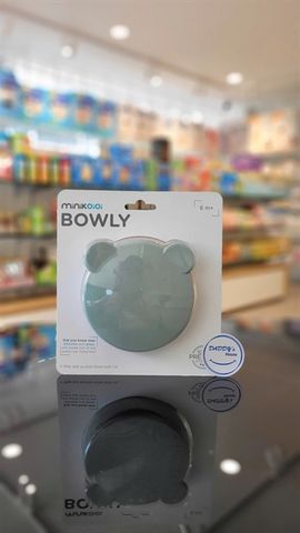 Chén ăn kèm nắp đậy sillicone Minikoioi - River Green (6th)