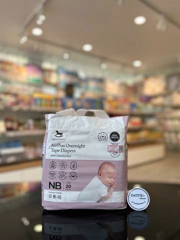 Tã dán ban đêm Applecrumby size NB20 (<4kg)