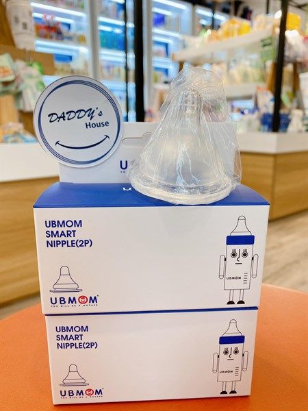 Bộ 2 núm ty UBMOM silicon size M – Daddy's House