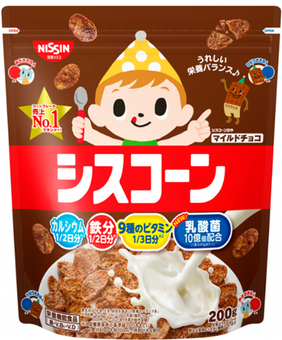 Ngũ cốc Nissin vị chocolate miếng (200g)