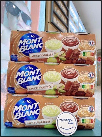 Váng sữa Mont Blanc multi (6 x 125g)