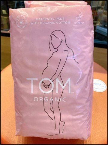 Tom Organic Maternity Pads (12 packs)