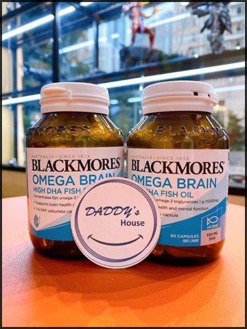 Vitamin Omega Brain DHA fish oil Blackmores (60 viên)