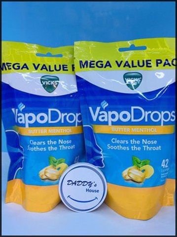 Kẹo ngậm Vicks VapoDrop Butter Menthol