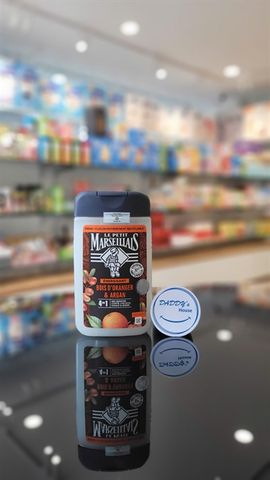 Sữa tắm hữu cơ Le Petit Marseillais 4in1 hương cam & tinh dầu Argan (250ml)