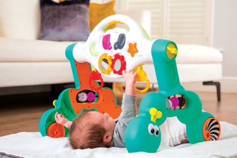 Kệ Chữ A Kiêm Xe Tập Đi – Grow-With-Me 3 In 1 Fun Gym & Walker Infantino (0th)