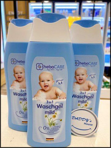 Sữa tắm gội dưỡng ẩm 3in1 Heba Care (250ml)