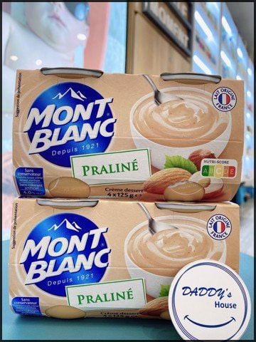 Váng sữa Mont Blanc hạnh nhân (4 x 125g)