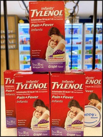 Siro Tylenol giảm đau, hạ sốt vị nho (30ml)