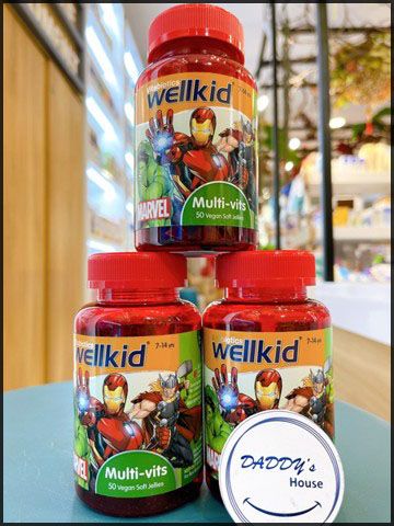 Vitamin tổng hợp Multi Wellkid từ 7 - 14 tuổi (50v)