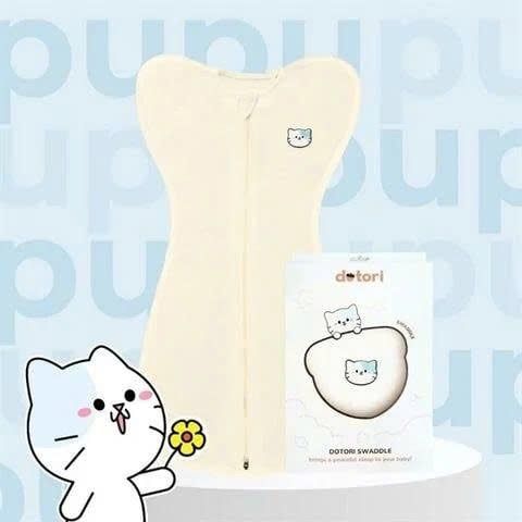 Nhộng chũn Dotori vải Airmesh họa tiết sóc mèo size S (3-6kg)