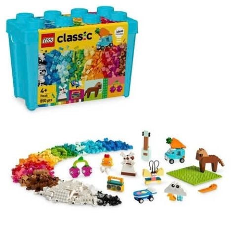 Đồ chơi lắp ráp thùng gạch sáng tạo Lego classic - 850 chi tiết (11038)