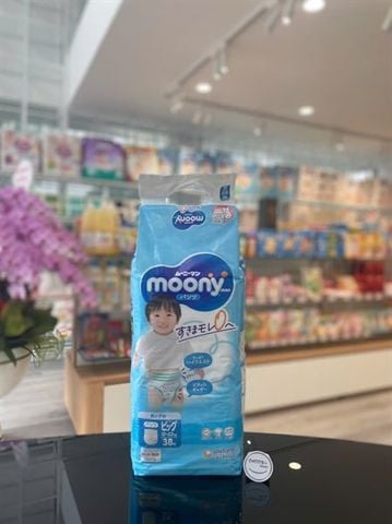 Tã quần Moony bé trai size XL38 (12-22kg) - NĐ