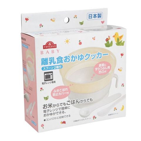 Cốc nấu cháo trong lò vi sóng Topvalu Baby
