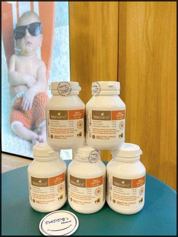 Viên uống Canxi sữa Bioisland Milk Calcium từ 7 tháng (90 viên)