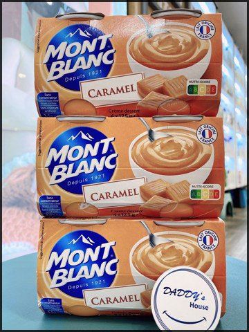 Váng sữa Mont Blanc caramel (4 x 125g)