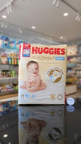 Tã dán Huggies skin perfect M76+3 miếng (6-11kg)