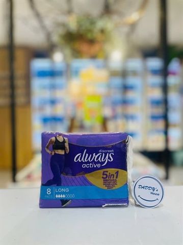 Băng vệ sinh Always Active 5in1 - Aus (8 pads)
