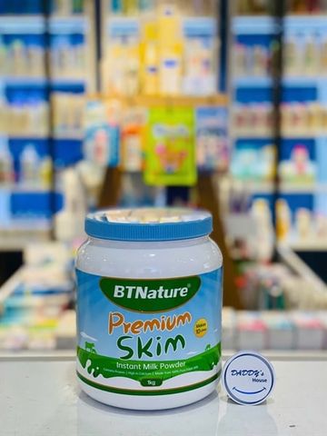 Sữa tươi tách béo dạng bột BTNature (Hộp 1kg)