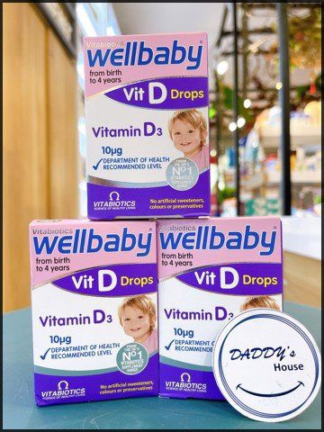 Vitamin D3 WellBaby từ 0 - 4 tuổi (30ml)