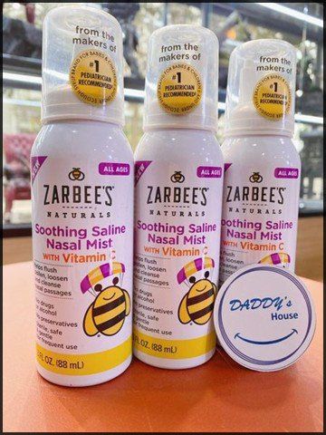 Xịt mũi Zarbee's Naturals với Vitamin C (88ml)