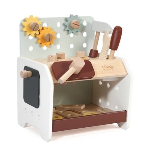 Bộ dụng cụ sửa chữa Mini Workbench Classic World (3 tuổi)