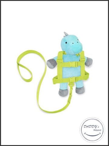 Balo kèm dây dẫn Travel Bug Dinosaur (Teal/Grey)