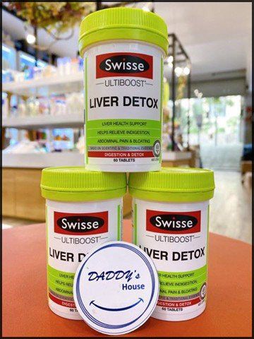 Viên uống bổ gan, giải độc Swisse Ultiboost Liver Detox (60 viên)