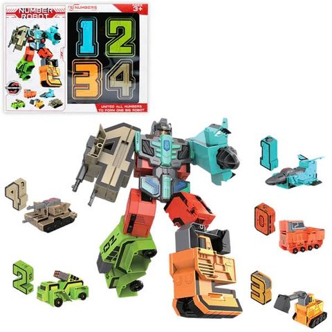 Đồ chơi lắp ráp Robot số học từ 1 - 4 Vecto (3 tuổi)
