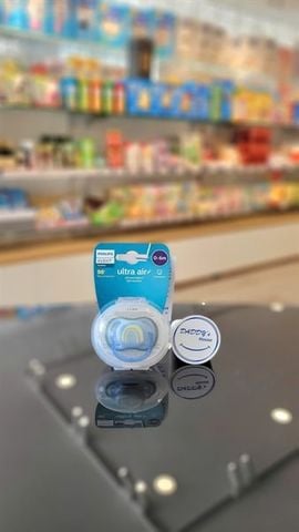 Ty ngậm thông khí cho bé từ 0-6 tháng Philips Avent (xanh)