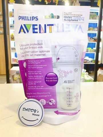 Túi trữ sữa Phillips Avent 180ml SCF60325 (25 túi)